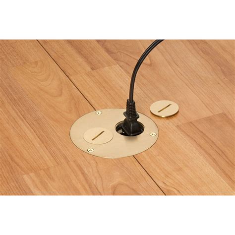 Arlington Flush Floor Box Kit (Brass) 